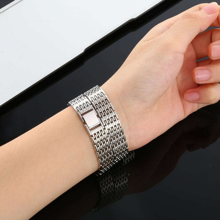 For Fitbit Alta Stainless Steel  Watch Band(Silver)