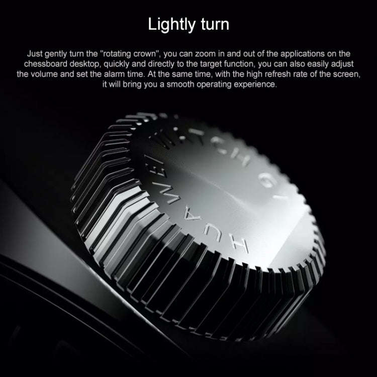 HUAWEI WATCH GT 3 Smart Watch 46mm Rubber Wristband, 1.43 inch AMOLED Screen, Support Heart Rate ...