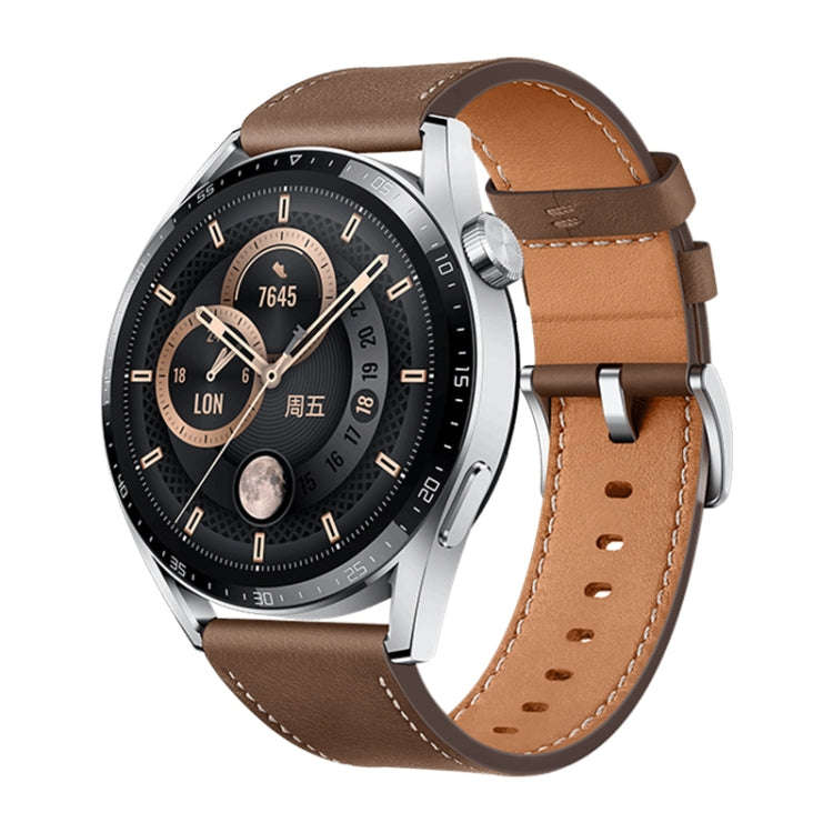 HUAWEI WATCH GT 3 Smart Watch 46mm Leather Wristband, 1.43 inch AMOLED Screen, Support Heart Rate...