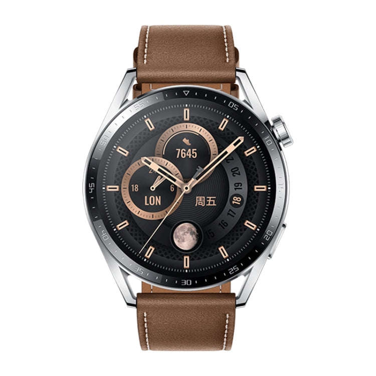 HUAWEI WATCH GT 3 Smart Watch 46mm Leather Wristband, 1.43 inch AMOLED Screen, Support Heart Rate...