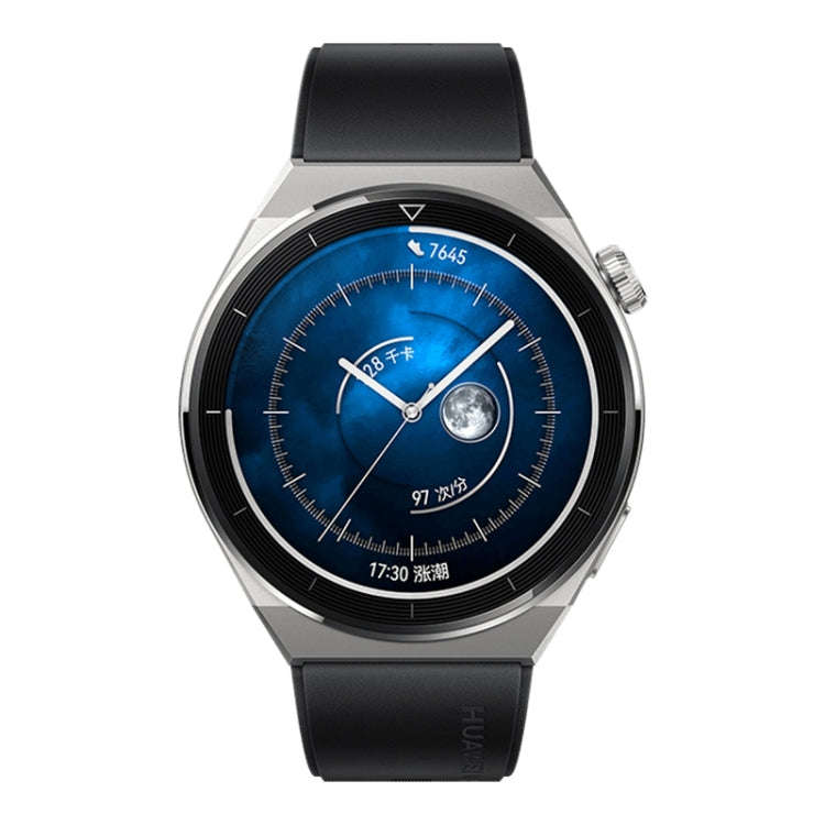 HUAWEI WATCH GT 3 Pro Titanium Smart Watch 46mm Rubber Wristband, 1.43 inch AMOLED Screen, Suppor...