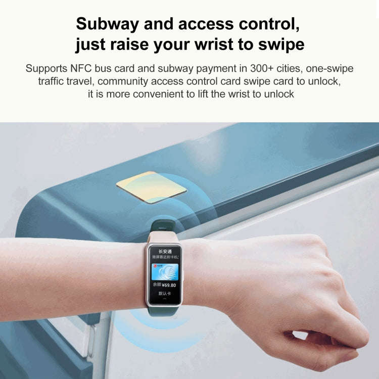 Honor Band 7 NFC, 1.47 inch AMOLED Screen, Support Heart Rate / Blood Oxygen / Sleep Monitoring(B...