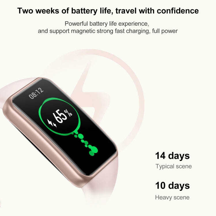 Honor Band 7, 1.47 inch AMOLED Screen, Support Heart Rate / Blood Oxygen / Sleep Monitoring(Pink)