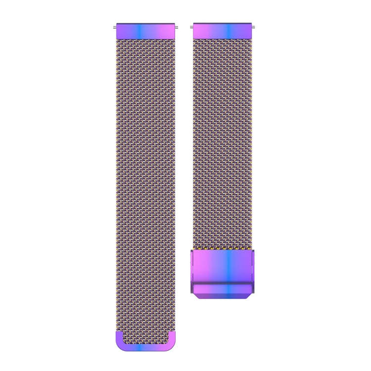 18mm Metal Mesh Wrist Strap Watch Band for Fossil Female Sport / Charter HR / Gen 4 Q Venture HR ...