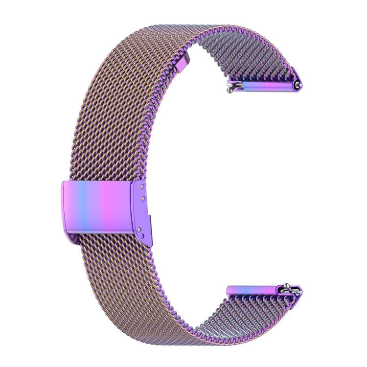18mm Metal Mesh Wrist Strap Watch Band for Fossil Female Sport / Charter HR / Gen 4 Q Venture HR ...