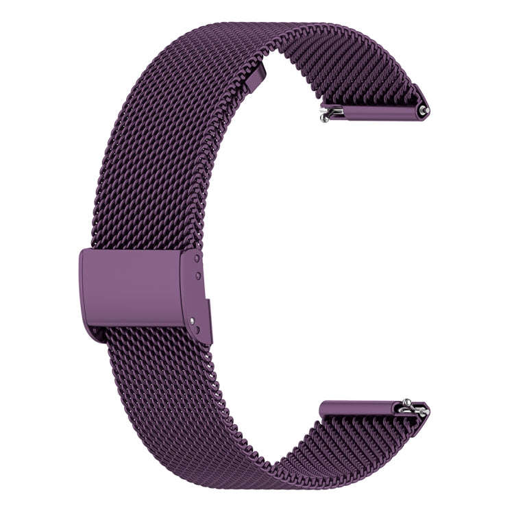 18mm Metal Mesh Wrist Strap Watch Band for Fossil Female Sport / Charter HR / Gen 4 Q Venture HR ...