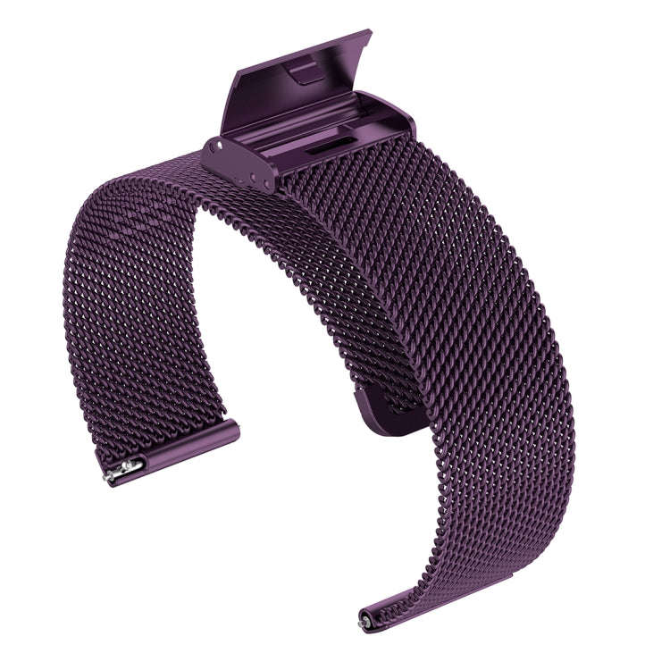 18mm Metal Mesh Wrist Strap Watch Band for Fossil Female Sport / Charter HR / Gen 4 Q Venture HR ...