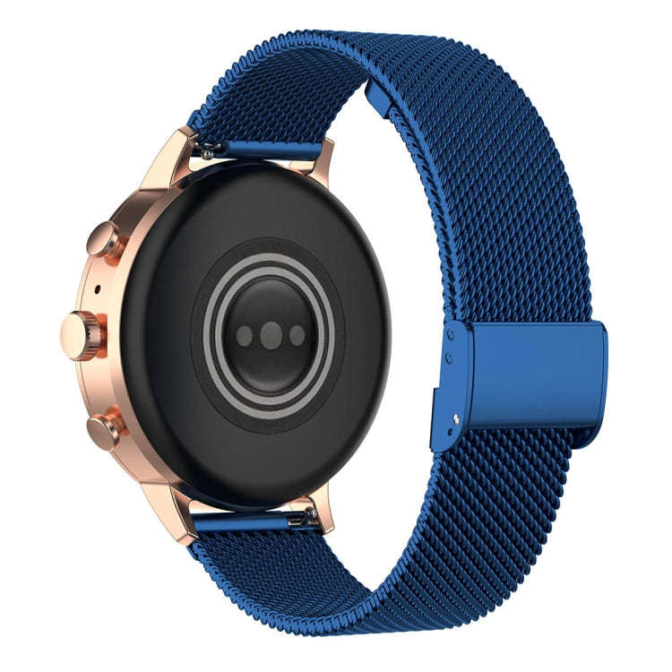 18mm Metal Mesh Wrist Strap Watch Band for Fossil Female Sport / Charter HR / Gen 4 Q Venture HR ...