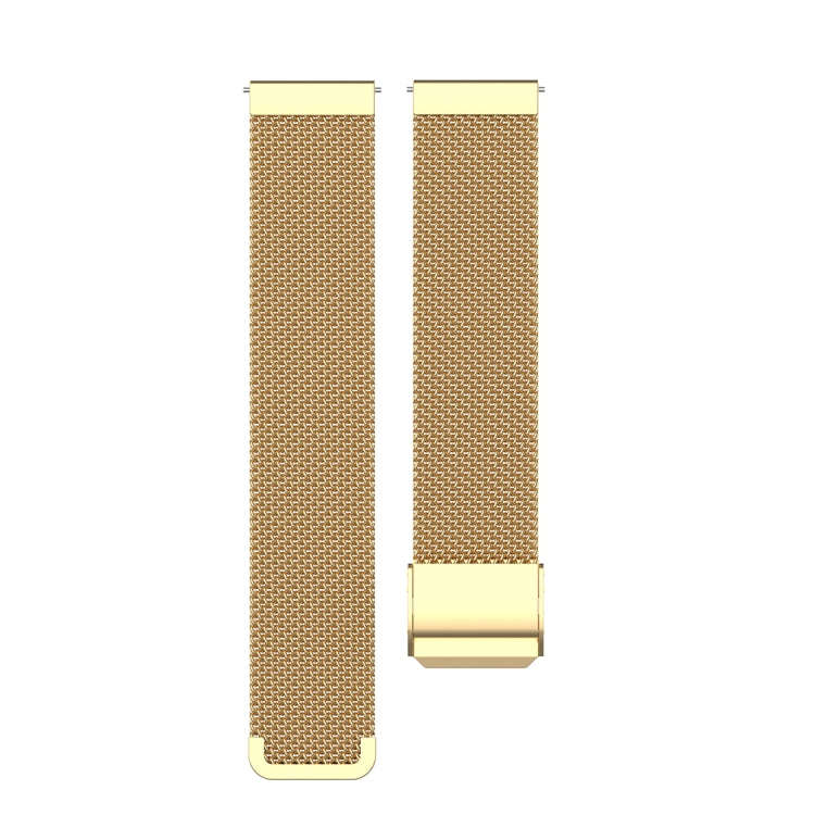 18mm Metal Mesh Wrist Strap Watch Band for Fossil Female Sport / Charter HR / Gen 4 Q Venture HR ...