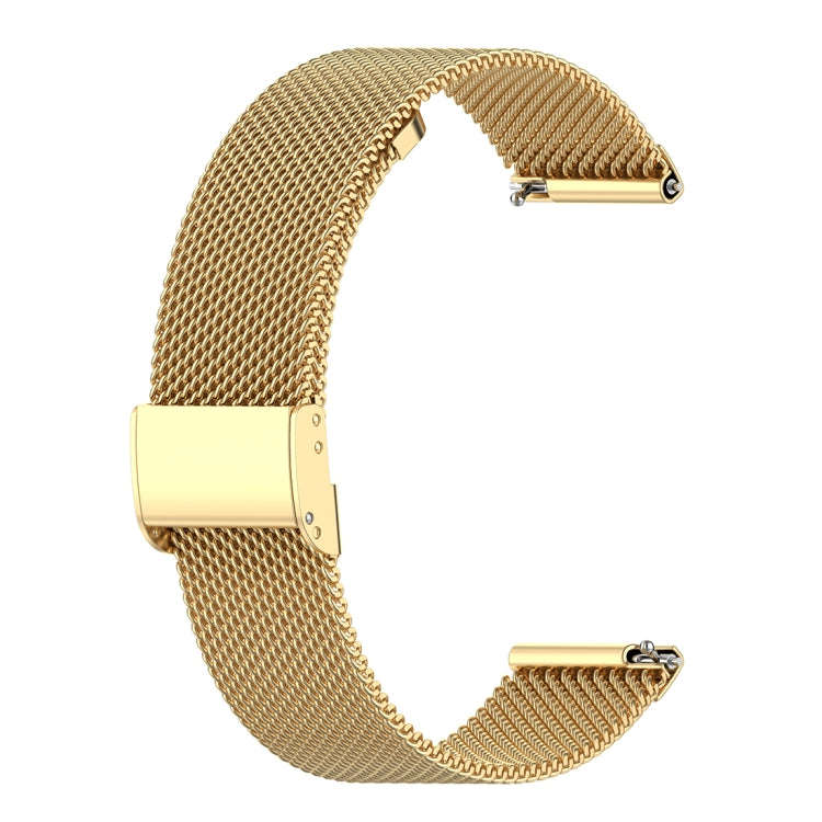 18mm Metal Mesh Wrist Strap Watch Band for Fossil Female Sport / Charter HR / Gen 4 Q Venture HR ...