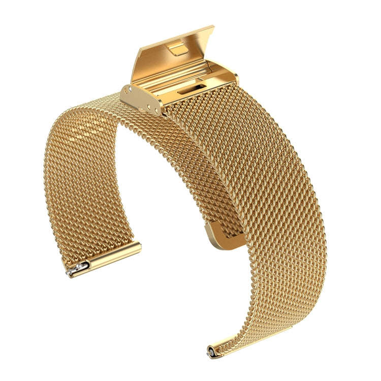 18mm Metal Mesh Wrist Strap Watch Band for Fossil Female Sport / Charter HR / Gen 4 Q Venture HR ...