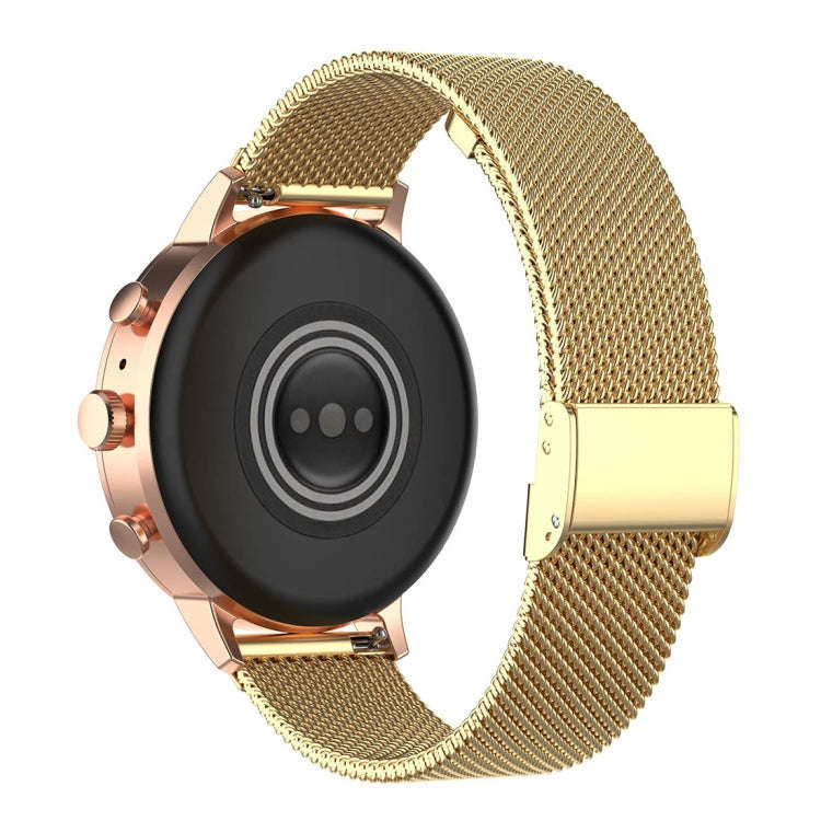 18mm Metal Mesh Wrist Strap Watch Band for Fossil Female Sport / Charter HR / Gen 4 Q Venture HR ...