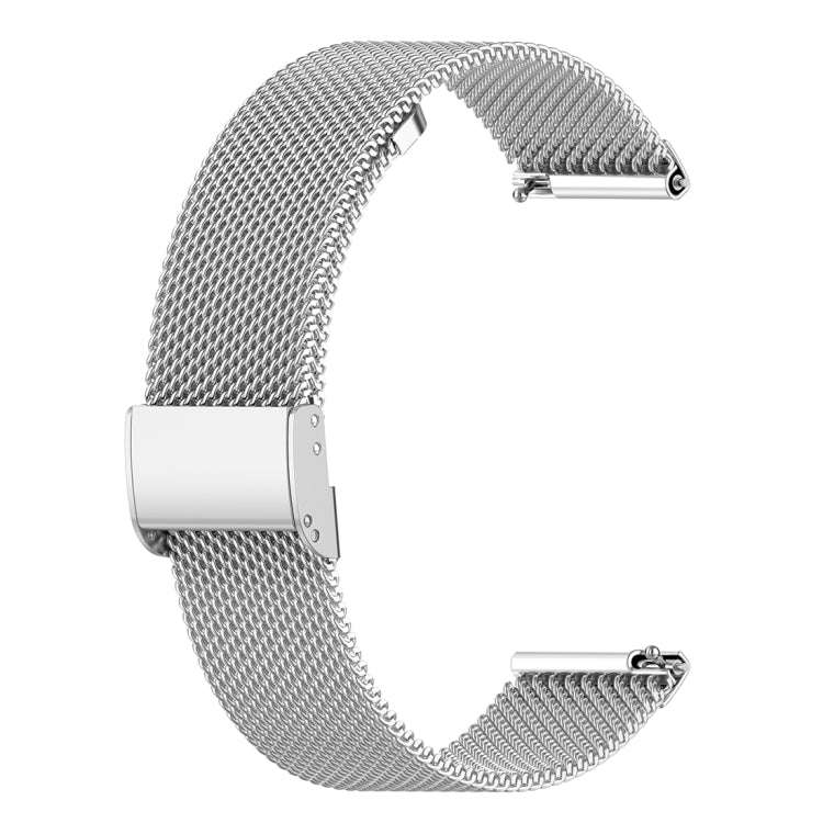 18mm Metal Mesh Wrist Strap Watch Band for Fossil Female Sport / Charter HR / Gen 4 Q Venture HR(...