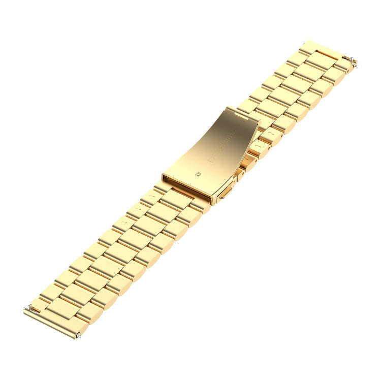 18mm Steel Wrist Strap Watch Band for Fossil Female Sport / Charter HR / Gen 4 Q Venture HR (Gold)