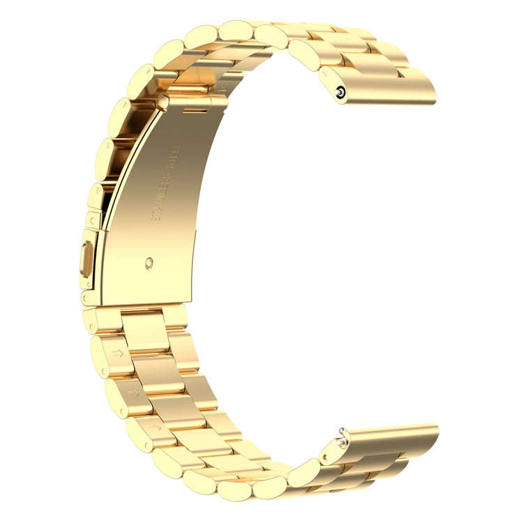 18mm Steel Wrist Strap Watch Band for Fossil Female Sport / Charter HR / Gen 4 Q Venture HR (Gold)