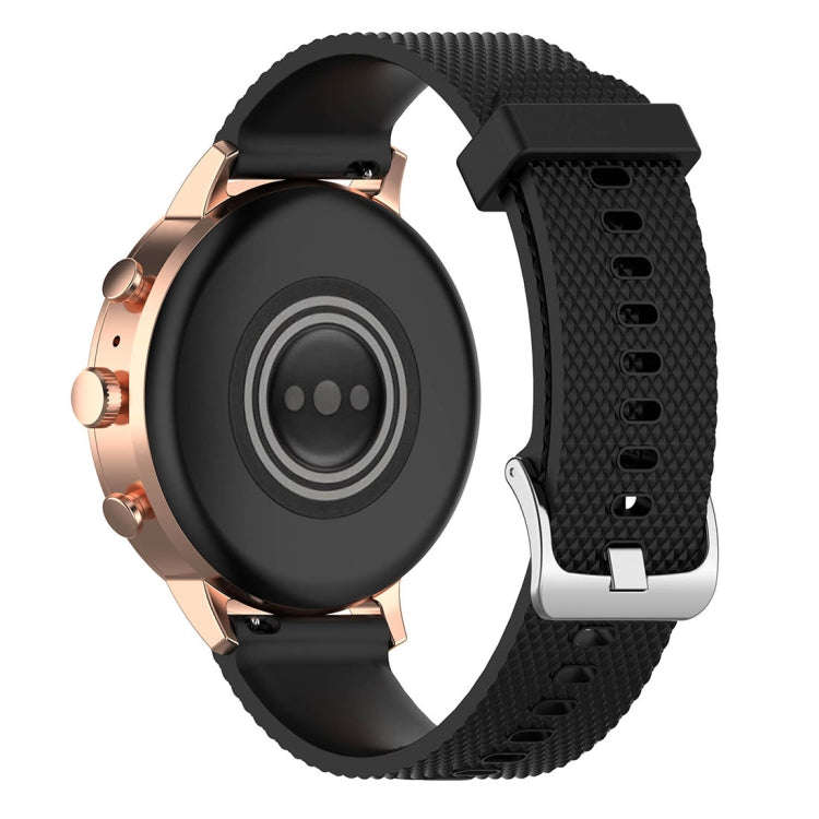 18mm Texture Silicone Wrist Strap Watch Band for Fossil Female Sport / Charter HR / Gen 4 Q Ventu...