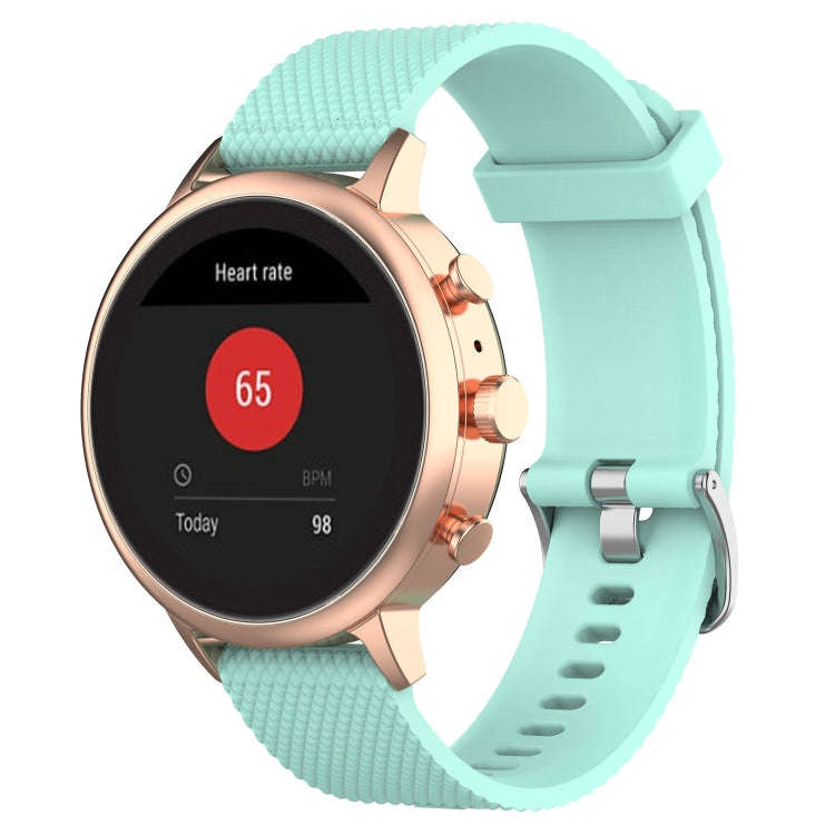 18mm Texture Silicone Wrist Strap Watch Band for Fossil Female Sport / Charter HR / Gen 4 Q Ventu...