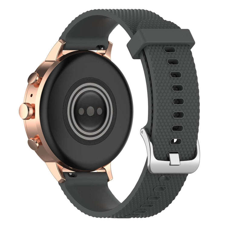 18mm Texture Silicone Wrist Strap Watch Band for Fossil Female Sport / Charter HR / Gen 4 Q Ventu...