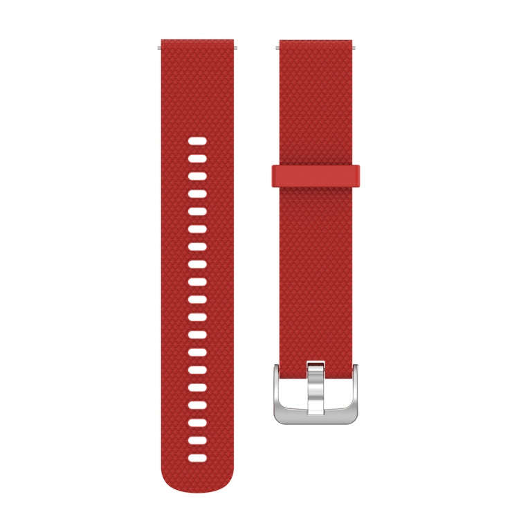 18mm Texture Silicone Wrist Strap Watch Band for Fossil Female Sport / Charter HR / Gen 4 Q Ventu...