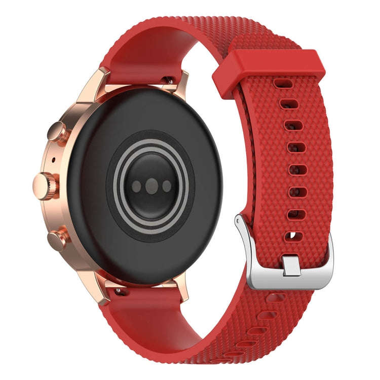 18mm Texture Silicone Wrist Strap Watch Band for Fossil Female Sport / Charter HR / Gen 4 Q Ventu...