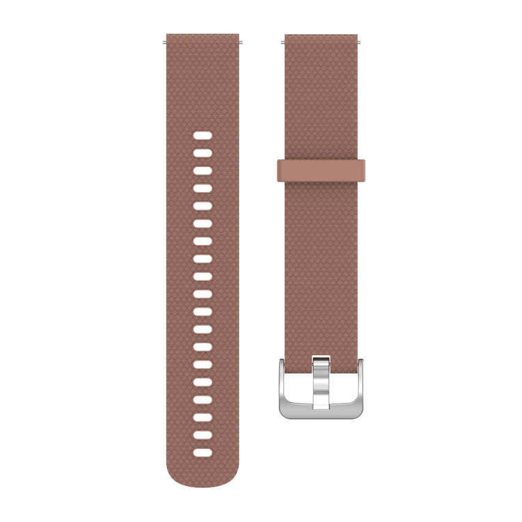 18mm Texture Silicone Wrist Strap Watch Band for Fossil Female Sport / Charter HR / Gen 4 Q Ventu...