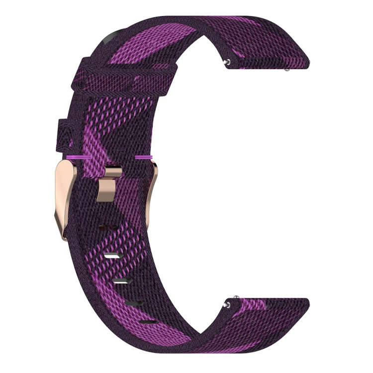 20mm Stripe Weave Nylon Wrist Strap Watch Band for Huami Amazfit GTR 42mm / GTS / BIP / BIP Lite(...