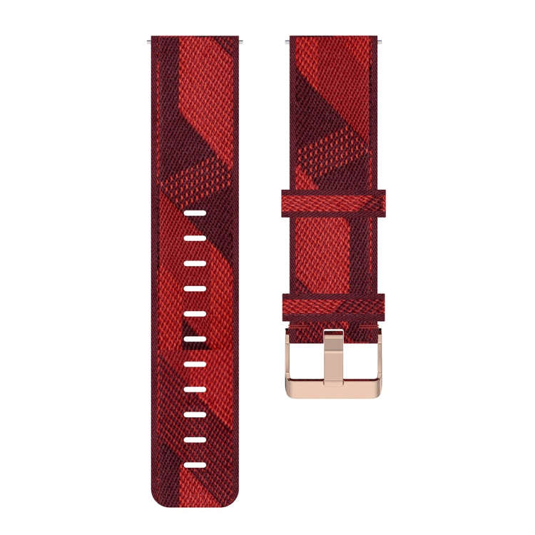 20mm Stripe Weave Nylon Wrist Strap Watch Band for Huami Amazfit GTR 42mm / GTS / BIP / BIP Lite(...