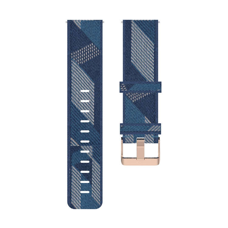 20mm Stripe Weave Nylon Wrist Strap Watch Band for Galaxy Watch 42mm, Galaxy Active / Active 2, G...