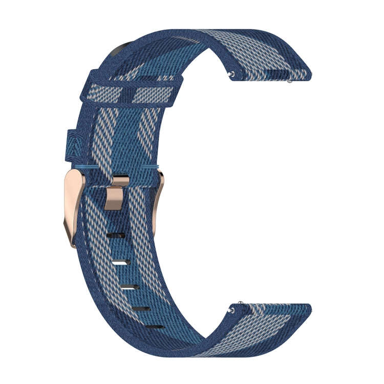 20mm Stripe Weave Nylon Wrist Strap Watch Band for Galaxy Watch 42mm, Galaxy Active / Active 2, G...