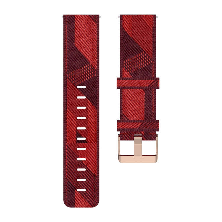22mm Stripe Weave Nylon Wrist Strap Watch Band for Fossil Hybrid Smartwatch HR, Male Gen 4 Explor...