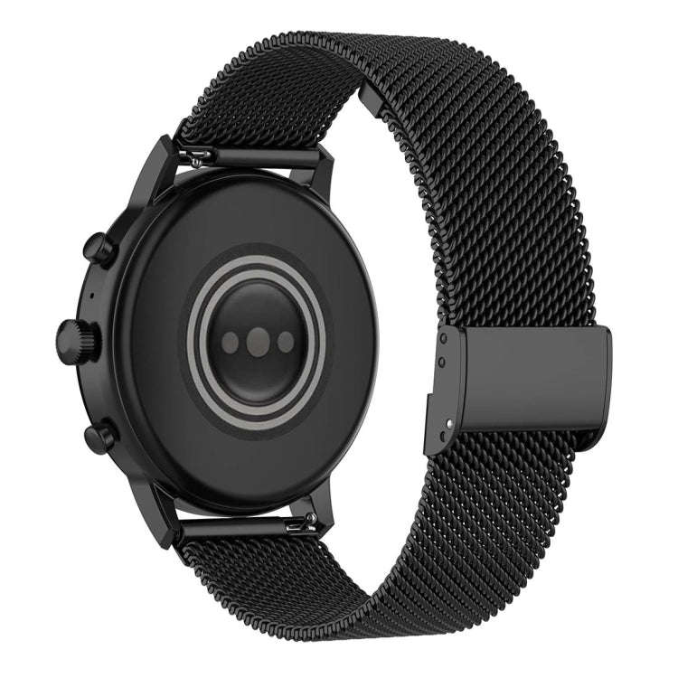 22mm Metal Mesh Wrist Strap Watch Band for Fossil Gen 5 Carlyle / Gen 5 Julianna / Gen 5 Garrett ...