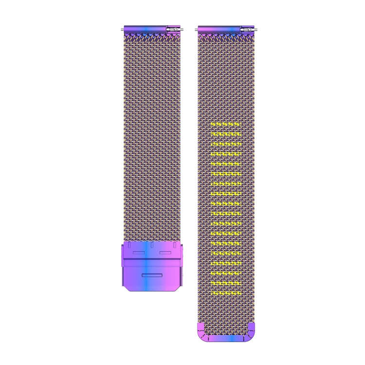 22mm Metal Mesh Wrist Strap Watch Band for Fossil Gen 5 Carlyle / Gen 5 Julianna / Gen 5 Garrett ...