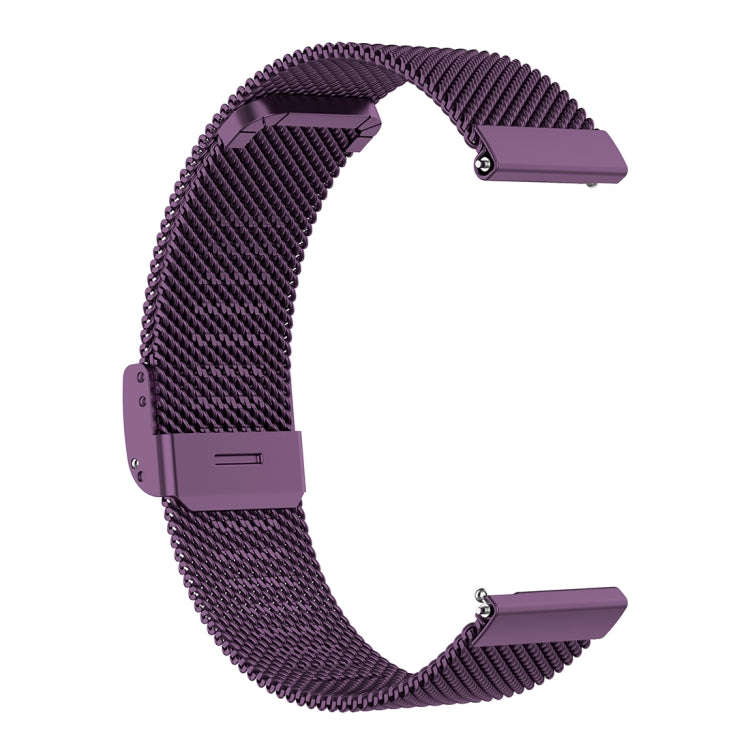 22mm Metal Mesh Wrist Strap Watch Band for Fossil Gen 5 Carlyle / Gen 5 Julianna / Gen 5 Garrett ...