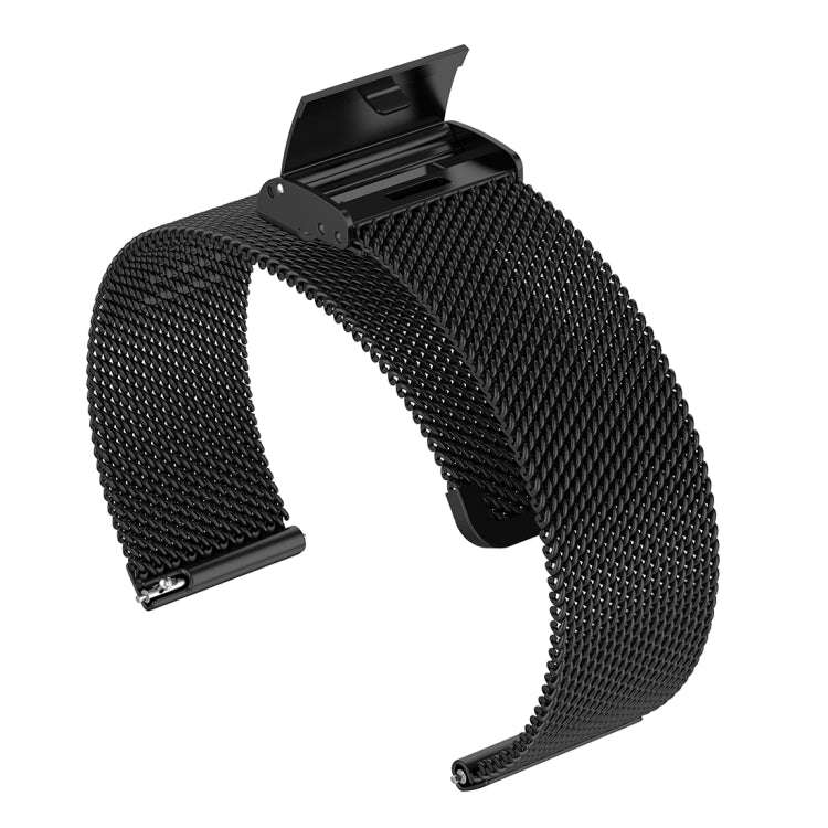 22mm Metal Mesh Wrist Strap Watch Band for Fossil Hybrid Smartwatch HR, Male Gen 4 Explorist HR, ...