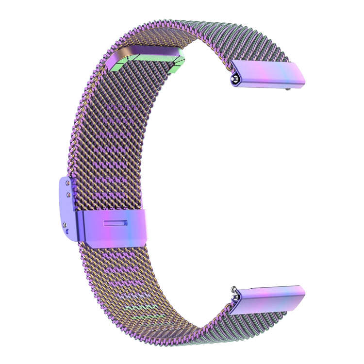22mm Metal Mesh Wrist Strap Watch Band for Fossil Hybrid Smartwatch HR, Male Gen 4 Explorist HR, ...