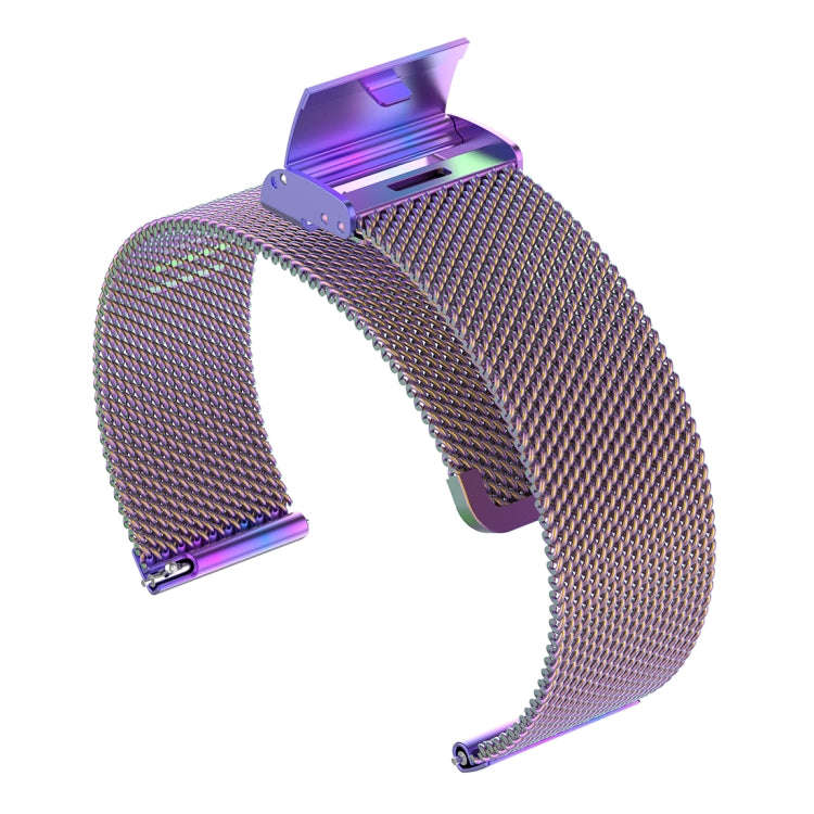22mm Metal Mesh Wrist Strap Watch Band for Fossil Hybrid Smartwatch HR, Male Gen 4 Explorist HR, ...