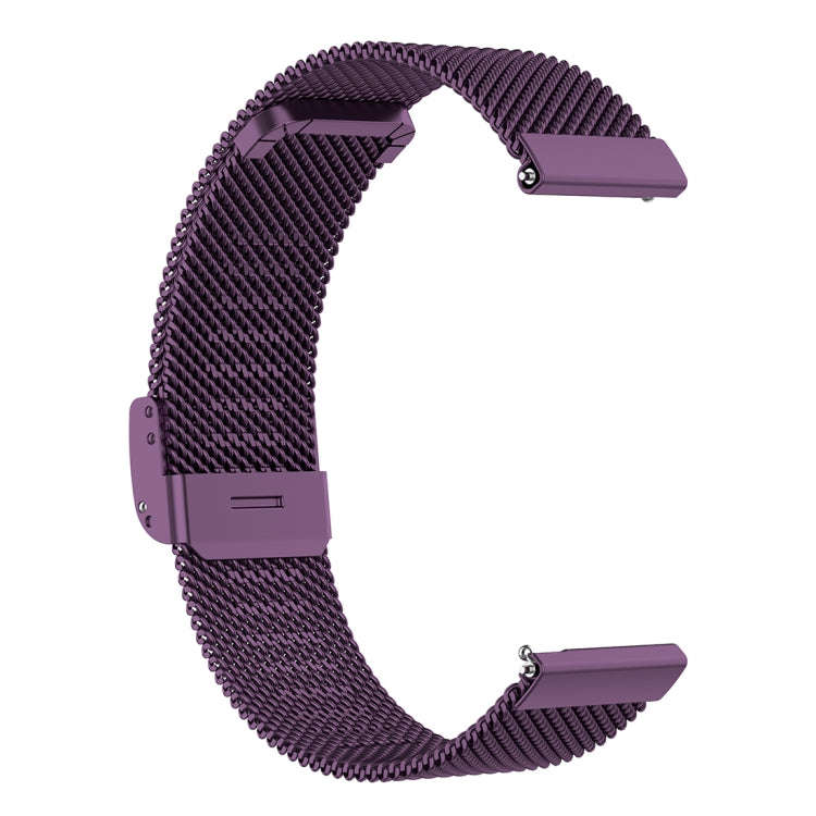 22mm Metal Mesh Wrist Strap Watch Band for Fossil Hybrid Smartwatch HR, Male Gen 4 Explorist HR, ...