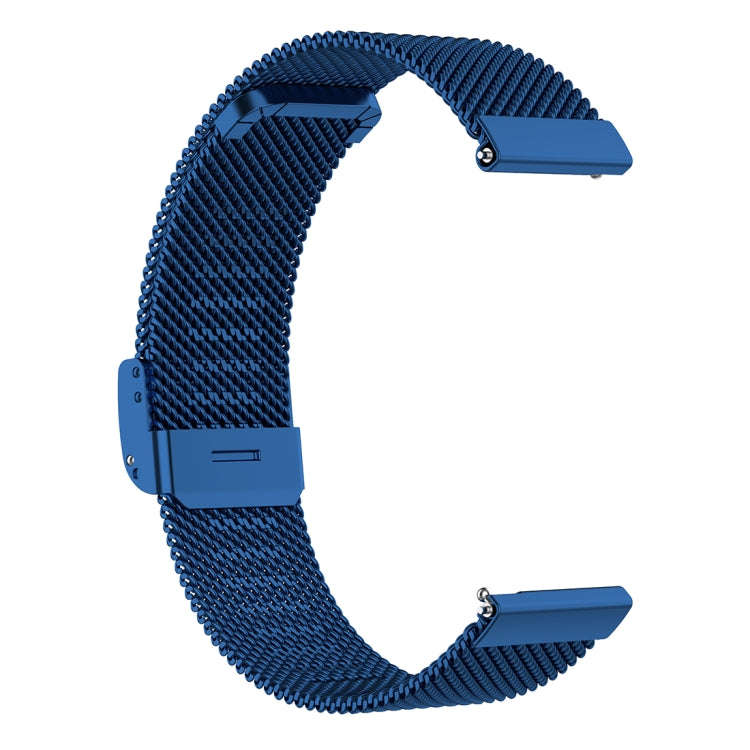 22mm Metal Mesh Wrist Strap Watch Band for Fossil Hybrid Smartwatch HR, Male Gen 4 Explorist HR, ...
