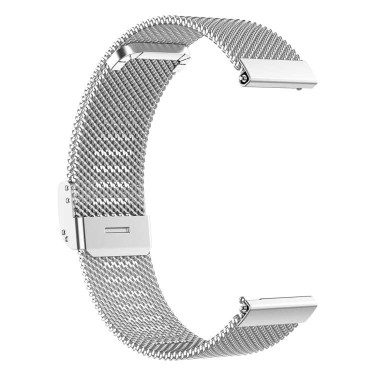 22mm Metal Mesh Wrist Strap Watch Band for Fossil Hybrid Smartwatch HR, Male Gen 4 Explorist HR, ...