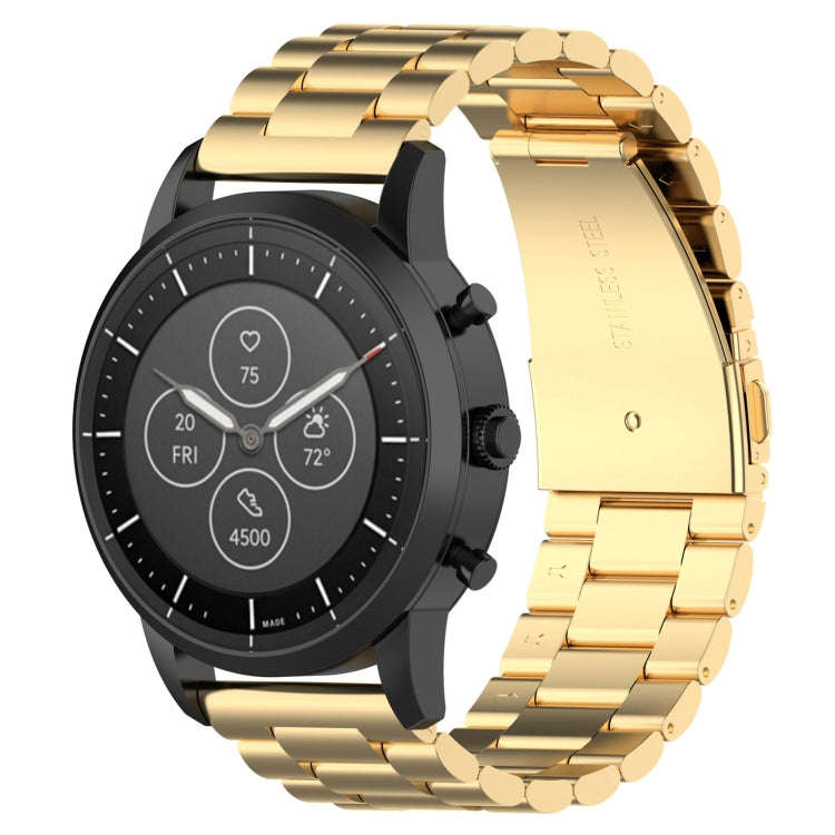 22mm Steel Wrist Strap Watch Band for Fossil Hybrid Smartwatch HR, Male Gen 4 Explorist HR / Male...