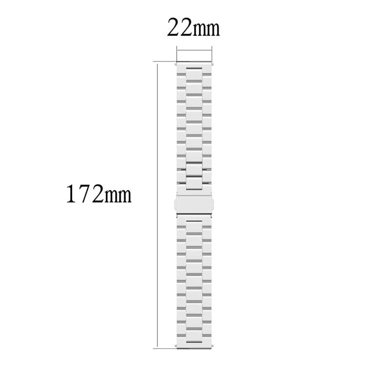 22mm Steel Wrist Strap Watch Band for Fossil Hybrid Smartwatch HR, Male Gen 4 Explorist HR / Male...