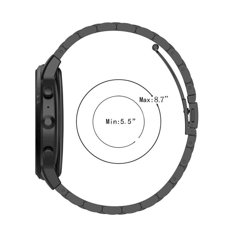 22mm Steel Wrist Strap Watch Band for Fossil Gen 5 Carlyle, Gen 5 Julianna, Gen 5 Garrett, Gen 5 ...