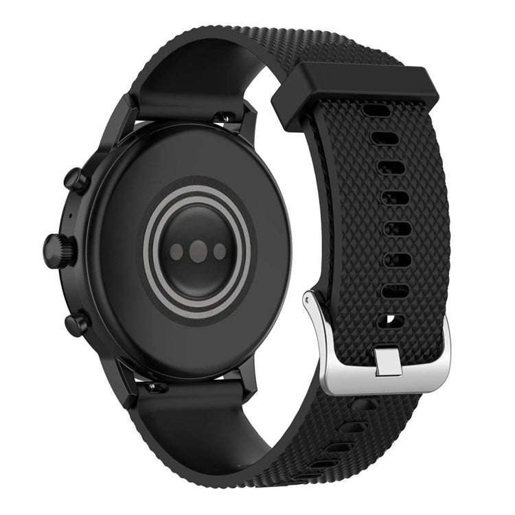 22mm Texture Silicone Wrist Strap Watch Band for Fossil Gen 5 Carlyle, Gen 5 Julianna, Gen 5 Garr...