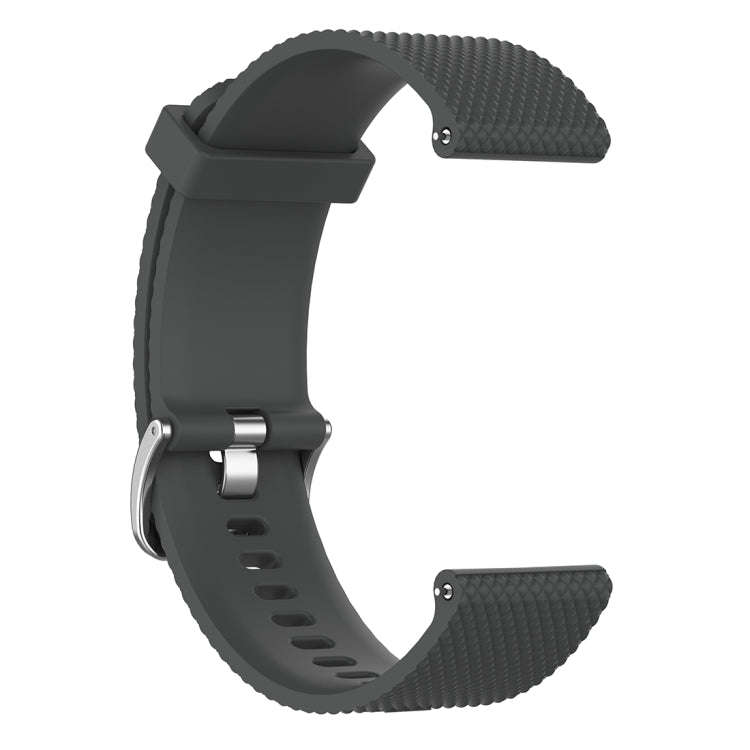 22mm Texture Silicone Wrist Strap Watch Band for Fossil Gen 5 Carlyle, Gen 5 Julianna, Gen 5 Garr...