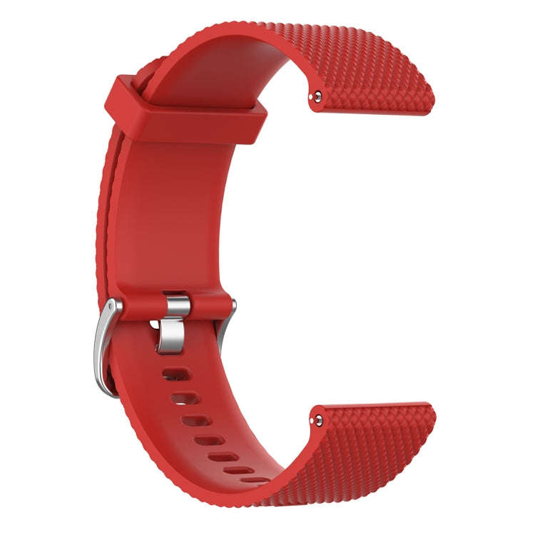 22mm Texture Silicone Wrist Strap Watch Band for Fossil Gen 5 Carlyle, Gen 5 Julianna, Gen 5 Garr...