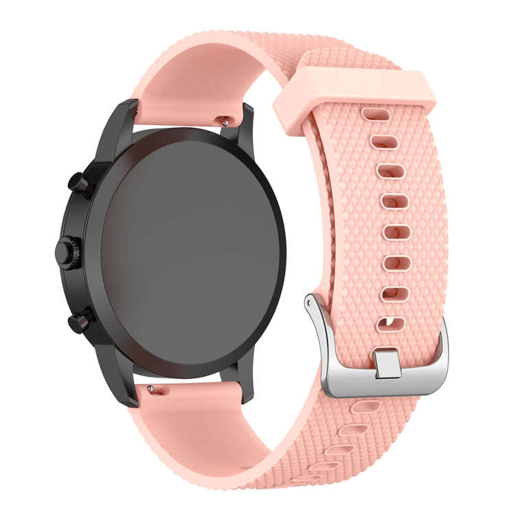 22mm Texture Silicone Wrist Strap Watch Band for Fossil Hybrid Smartwatch HR, Male Gen 4 Exploris...
