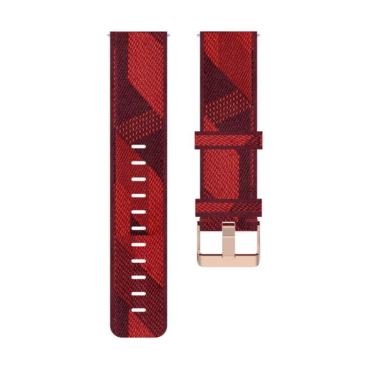 23mm Stripe Weave Nylon Wrist Strap Watch Band for Fitbit Versa 2, Fitbit Versa, Fitbit Versa Lit...