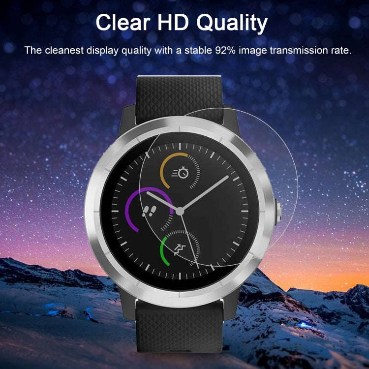 2 PCS ENKAY Hat-Prince for Garmin vivoactive 3 Smart Watch 0.2mm 9H Surface Hardness 2.15D Explos...