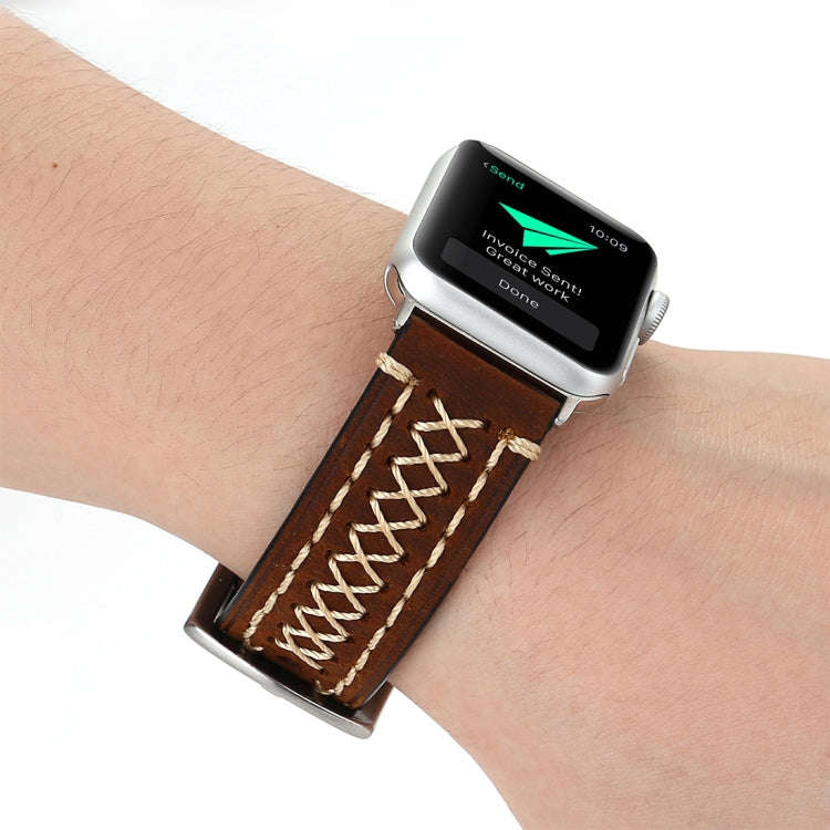 For Apple Watch Series 10 42mm / 9&8&7 41mm / SE 3&SE 2&6&SE&5&4 40mm / 3&2&1 38mm Manual Line Pa...