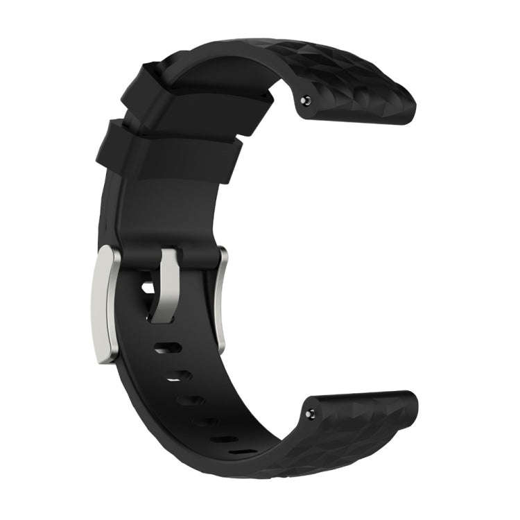 Silicone  Watch Band for SUUNTO Sport Baro(Black)